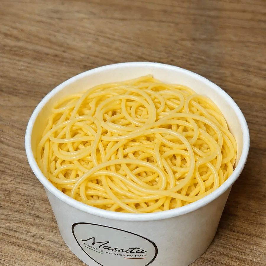 Pote de espaguete da Massita